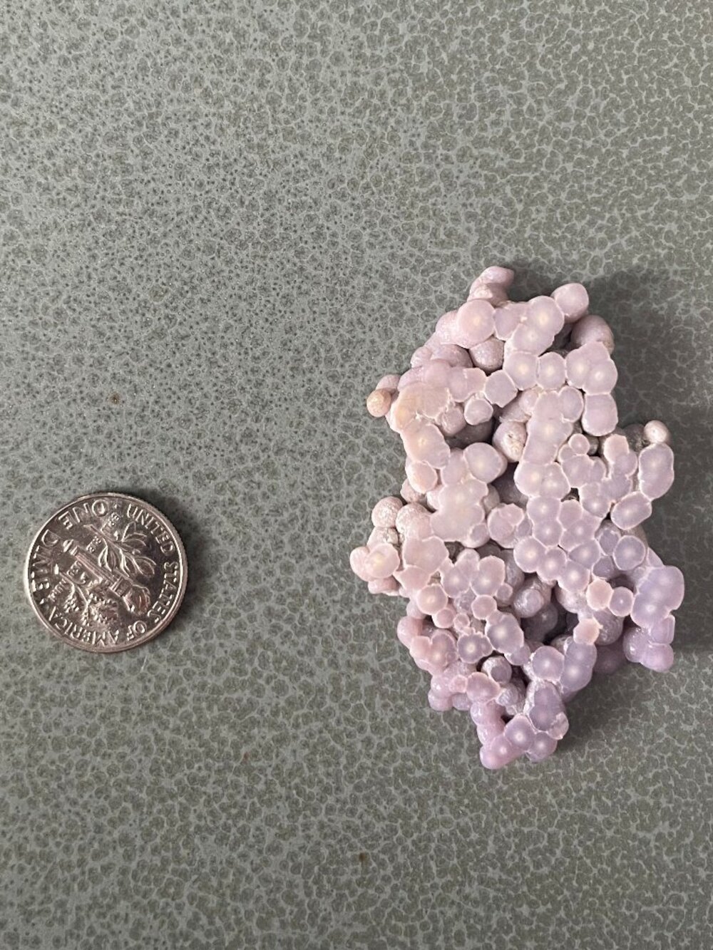 Lavender Grape Agate Botryoidal Mineral Specimen